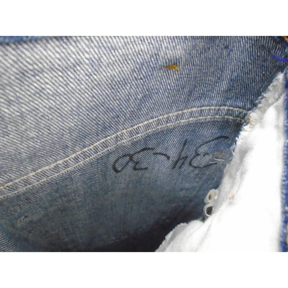 Vintage Levi's 517 1980's ORANGE TAB Men Bootcut Blue Jeans 34 (32x30) MADE USA - Picture 16 of 16